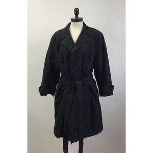 Woman’s Janie Bryant MOD Black Lace Dress Jacket Size 3X